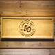 Minnesota Twins 50th Season Logo Wood Sign - Legacy Edition