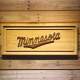 Minnesota Twins 3 Wood Sign