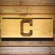 Cleveland Indians C Wood Sign
