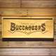 Tampa Bay Buccaneers 1997-2013 Text Logo Wood Sign - Legacy Edition