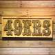 San Francisco 49ers 1972-2004 Logo Wood Sign - Legacy Edition