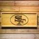 San Francisco 49ers 1968-1995 Logo Wood Sign - Legacy Edition