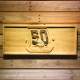 Minnesota Vikings 50th Anniversary Logo Wood Sign - Legacy Edition