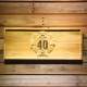 Kansas City Chiefs Franchise 40th Anniversary Logo Wood Sign - Legacy Edition