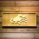 Denver Broncos 1962-1965 Helmet Logo Wood Sign - Legacy Edition