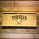 Dallas Cowboys 25th Anniversary Logo Wood Sign - Legacy Edition