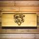 Chicago Bears Bear Logo Wood Sign