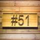 Carolina Panthers Sam Mills Memorial Wood Sign - Legacy Edition