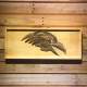 Baltimore Ravens 1996-1998 Raven Head Wood Sign - Legacy Edition