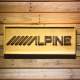 Alpine Wood Sign