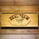 US Navy SEAL Team 6 Shell Wood Sign